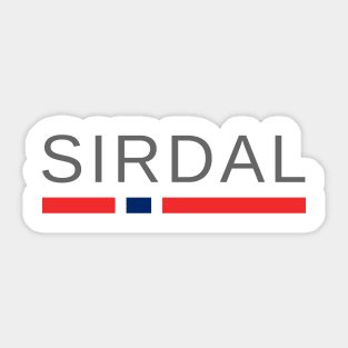 Sirdal Norway Sticker